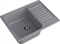 GranFest QUARZ (ECO-13) Мойка чаша+кр 620*480 (темно-серый) 250_100_Array